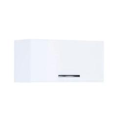 Imagem de Armário Aéreo de Geladeira 60cm para Cozinha 1 Porta Básico Branco - Bela Móveis