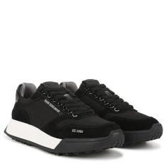 Imagem de Sam Edelman Tênis feminino Layla, Camurça preta, 38