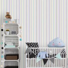 Imagem de Listrado - Papel de Parede Infantil - 0,58 x 2,50m