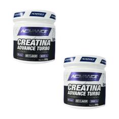 Imagem de Kit 2 Creatina Advance Turbo No Flavor 300G
