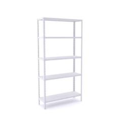 Imagem de Estante De Aço Linha Leve Com 05 Bandejas Com Reforço Ômega 30cm - Mov