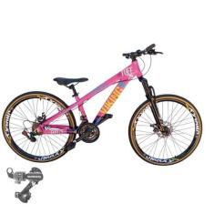 Imagem de Bicicleta Vikingx 24V Tuff 25 Cambio Shimano Traseiro Aluminio Rodas V