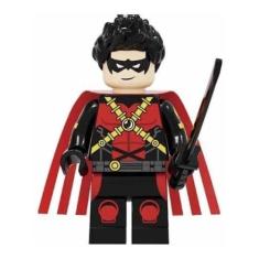 Imagem de Boneco Blocos De Montar Menino Robin Batman - Mega Block Toys