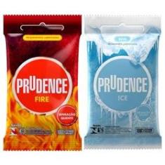 Imagem de Camisinha Preservativo Prudence Kit 1 Ice + 1 Fire 3 Unidades Cada