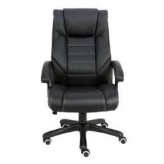 Imagem de Cadeira de Escritório Multilaser Presidente Deluxe Até 150Kg Apoio de Braço 