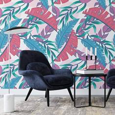 Imagem de Papel de Parede Adesivo Folha Natureza N02027 Rolo de 0,58x3,00M