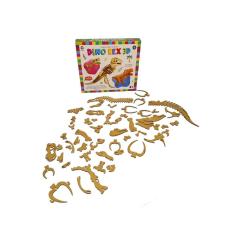 Imagem de Brinquedo Dinossauro Tiranossauro Rex Quebra-Cabeça 3d