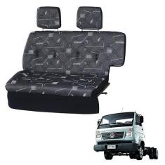 Imagem de Sofá Cama Caminhão Euro 5 Cabine Grande Cinza - Pampa