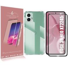 Imagem de Capa Antiqueda Compativel Moto Edge 30 Neo 6.3 Xt2245 + Película 3D +