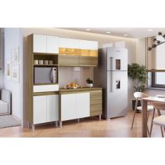 Imagem de Armário de Cozinha Ambiente Clara 3 peças