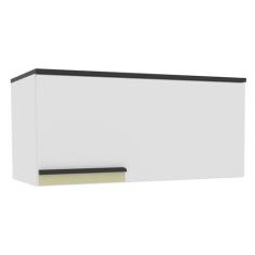 Imagem de Armário Aéreo 80cm 1 Porta Basculante Cozinha Flórida Branco Artico