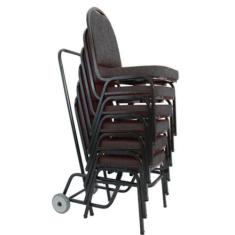 Imagem de 06 Cadeiras Para Hotel E Auditório Linha Hotel Preto