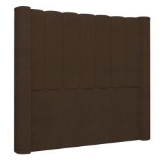 Imagem de Cabeceira Casal King Cama Box 195cm Claire I02 Bouclê Marrom Mpozenato