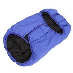 Imagem de Casaco para clima frio reversível colete quente com padrão para cães médios (4GG)