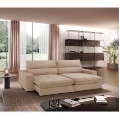 Imagem de Sofá Aspem Linho 02 Módulos De 80cm B25cm Meu Sofá Online A226 Linho Bege