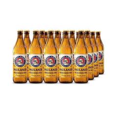 Imagem de Cerveja Paulaner Lager Munchner Hell Alemã Box 500ml (20 Un)