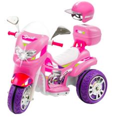 Triciclo Elétrico Infantil Moto Elétrica Infantil Bz Cycle Rosa Barzi  Motors