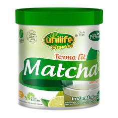 Imagem de Matcha Termo Fit c/Stévia Unilife Chá Verde Limão 220g
