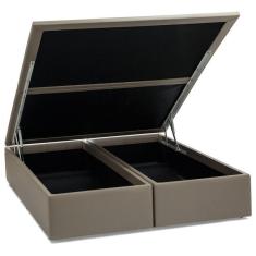 Imagem de Base Baú Physical Sintético Queen 158x198x39cm Ortobom Bege