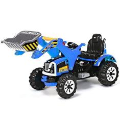 Imagem de SilteD Passeio elétrico SilteD em escavadeira, veículo de construção infantil movido a bateria de 12 V com buzina, 2 velocidades, cinto de segurança, carro de brinquedo elétrico para meninos e