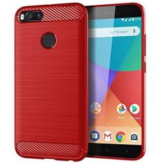 Imagem de XIAOMI Capa 5X, sensação macia, proteção total, anti-arranhões e impressões digitais + capa de celular resistente a arranhões para XIAOMI 5X