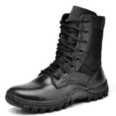 Imagem de Coturno Bota Tênis Infantil Kids Adventure Militar Tatico Preto - Top 