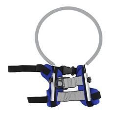 Imagem de Coleira de halo para cães cegos, leve, para evitar colisões, com efeito refletivo e fivela ajustável, colete para cães cegos (diâmetro M 33 cm/13,0 pol (para