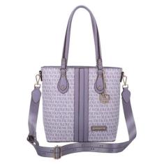 Imagem de Bolsa Tote Grande Fellipe Krein Ss23 Monograma - Lavanda