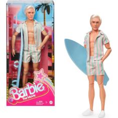 Imagem de Boneca de moda Barbie The Movie Ken vestindo roupa de praia