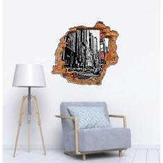 Imagem de Adesivo Buraco de Parede Natureza Paisagem NY 55x50cm