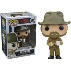 Imagem de Funko Pop Television Stranger Things - Hopper Com Donut (Styles May Vary) Figura Colecionável