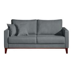 Imagem de Sofá 2 lugares Kivik Linho Liso Cinza - Mobly