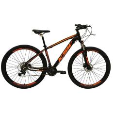 Imagem de Bicicleta Aro 29 Ksw Xlt Alumínio 24v Câmbios Shimano Garfo com Trava no Ombro - Preto/Laranja