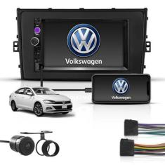 Imagem de Kit Central Multimidia 2 Din Mp5 Bt Espelha Volkswagen Polo - First Op
