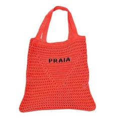 Imagem de Bolsa Feminina Crochê Moda Praia Diversas Cores - A.Cat, Laranja, Únic