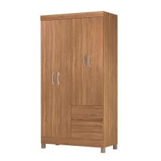 Imagem de Guarda Roupa De Solteiro Lótus 4 Portas Amêndola Demóbile - Bela Móveis