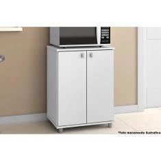 Imagem de Balcao Multiuso Cozinha Asm155 C 2 Portas Branco Movelbento