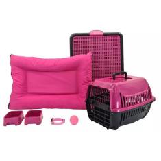 Imagem de Kit Cachorro Gato Cama Caminha Futon Transporte Sanitário Pequeno - Su