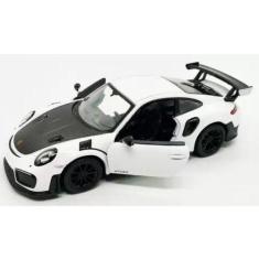 Imagem de Miniatura Carrinho Coleçao Porsche 911 Gt2 Rs Branco - Kinsmart