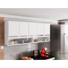 Imagem de Armário Aéreo De Cozinha Filipinas 5 Portas Branco