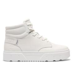 Imagem de Tênis Couro Cano Alto Timberland Laurel Court High Feminino, Branco, 3