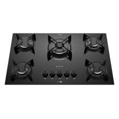 Imagem de Fogão Cooktop 5 Bocas Tripla Chama Com Mesa Vidro Atlas Agile Up Bivolt