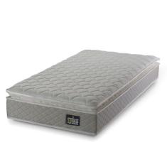Imagem de Colchão Solteiro Strong Pillow Top Espuma D45 88x188x24cm Bege - Suporta até 150kg por Pessoa