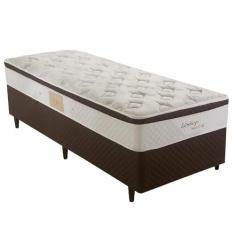 Imagem de Cama Box de Solteiro Herval Edimburgo, Molas Maxspring, 64x88x188 cm