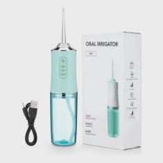 Imagem de Jato D Água Limpador Irrigador Bucal Dental Dentes E Gengiva Usb Cores