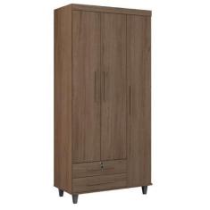 Imagem de Guarda Roupas Roupeiro Madri Roupeiro 3 portas + 2 gavetas Avelã amade