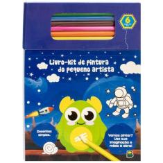 Imagem de Livro - Livro de Pintura do Pequeno Artista: Azul