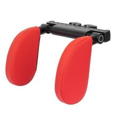 Imagem de Travesseiro de couro genuíno para encosto de cabeça de carro, encosto de cabeça ajustável em 180 graus, travesseiro de descanso de cabeça para carro, adequado para adultos e crianças dormirem durante