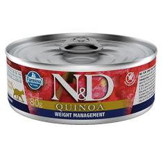 Imagem de Ração Úmida Lata Farmina N&D Quinoa Weight Management para Gatos Adultos - 80 g