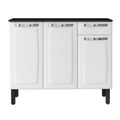 Imagem de Balcão Itatiaia Rose com 3 Portas e 1 Gaveta - 105 cm de Largura